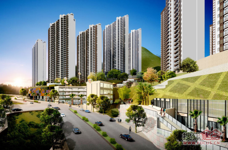 理想城位于南明区油榨街,属于贵阳市中心,地理位置佳,环境宜人,交通