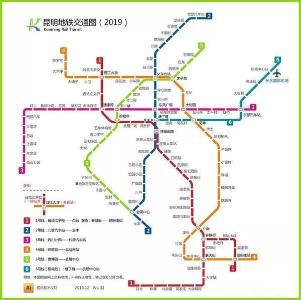 昆明地铁交通规划
