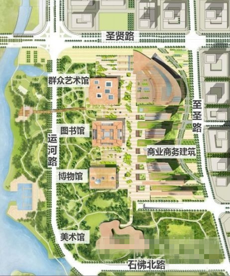 年内完工!济宁市图书馆将将搬至将建成的济宁市文化中心