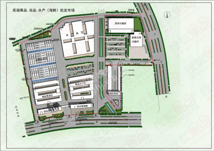 芜湖大地农副产品批发市场二期—蔬菜交易区规划