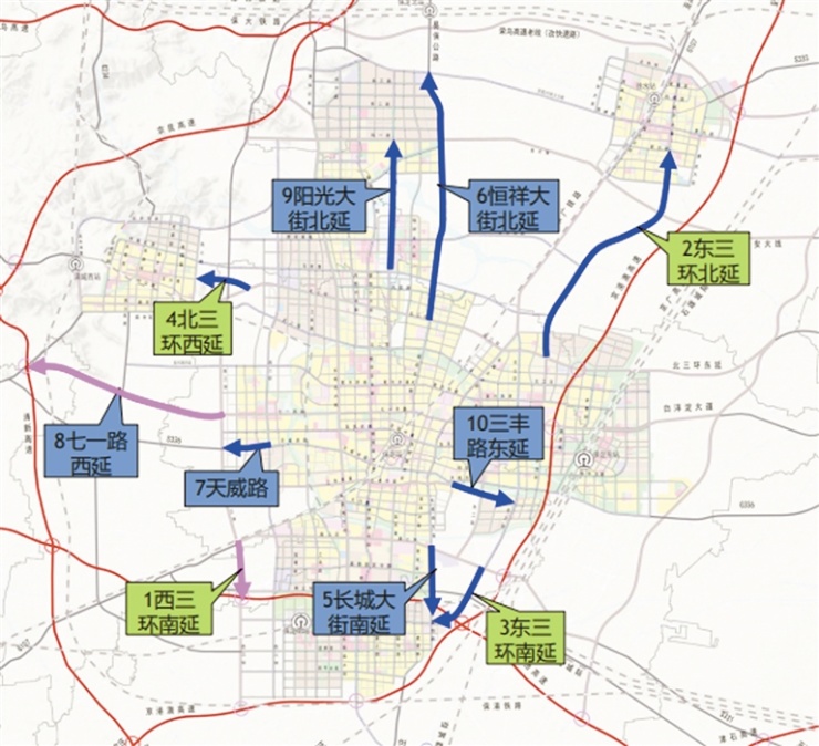 保定规划10条外延道路加速新三区与主城区融合
