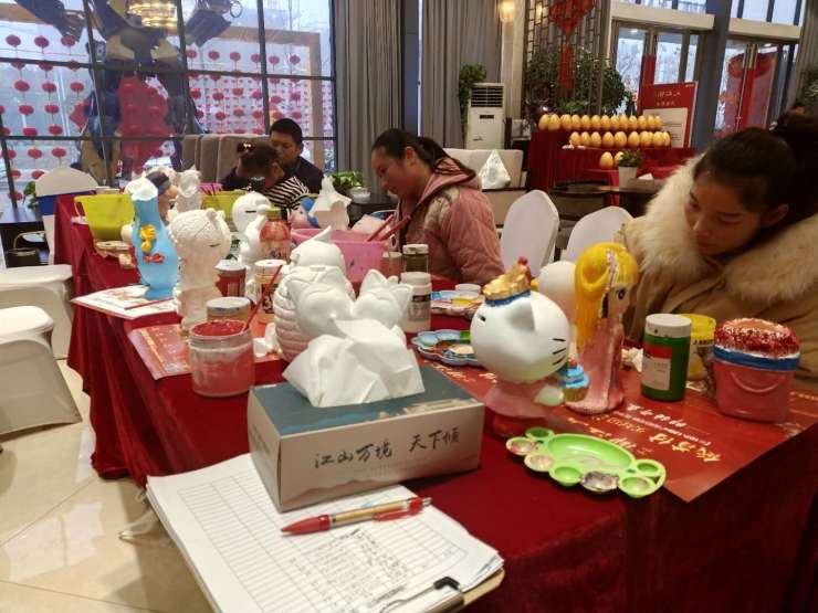 【平和御江山】欢乐周末 陶瓷娃娃彩绘diy圆满结束!
