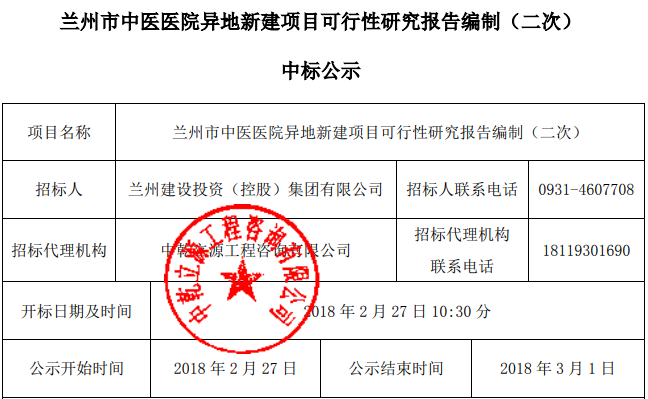 据悉 兰州市中医医院异地新建项目位于皋兰县太和路与汉唐街交叉口