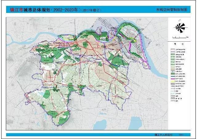 镇江市城市总体规划(2002-2020年)图片