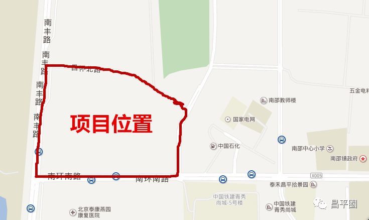 昌平新城东区六区0302-70地块2项目位于昌平区南邵镇,具体四至范围