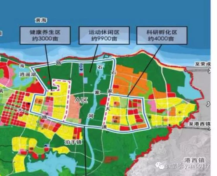 威海东部滨海新城开始筹建加速中,未来威海东部美丽如画