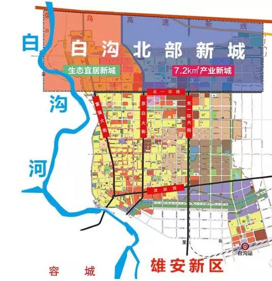 左边这条蜿蜒如带的水域,是白洋淀重要的汇水河流白沟河.