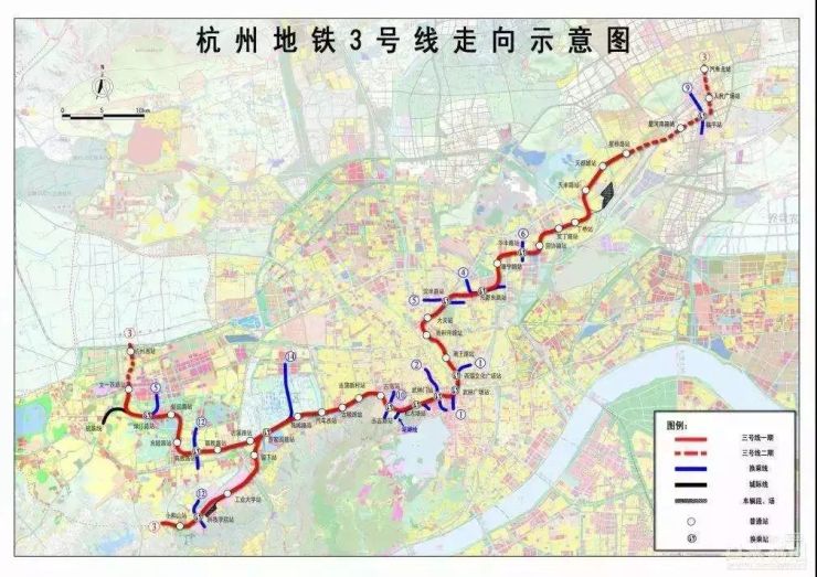 | 地铁三期规划调整 3号线西延至老余杭