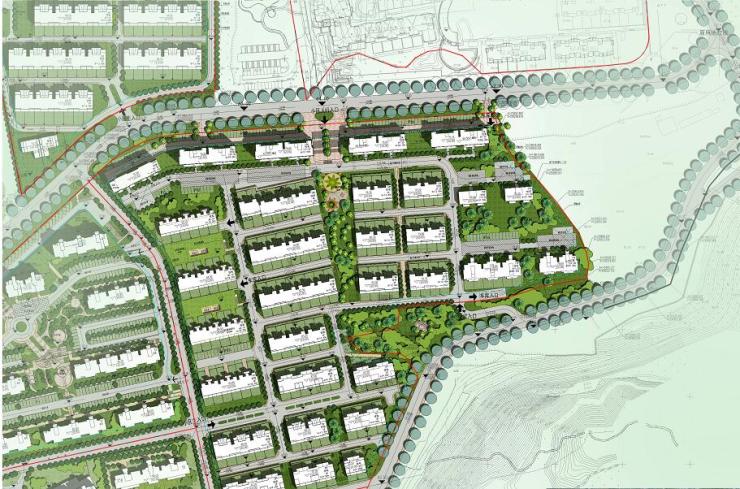 青岛市规划局关于金秋泰和郡住宅小区五期批前规划进行社会公示