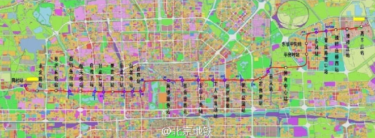 为东坝南区的几十万居民能有地铁 请大家共同呼吁有关部门调整12号线