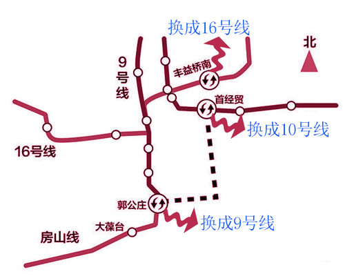 房山线北延线又有新进展 共有3座换乘站