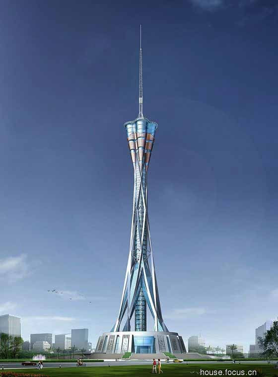 图片:郑州电视塔-建设中