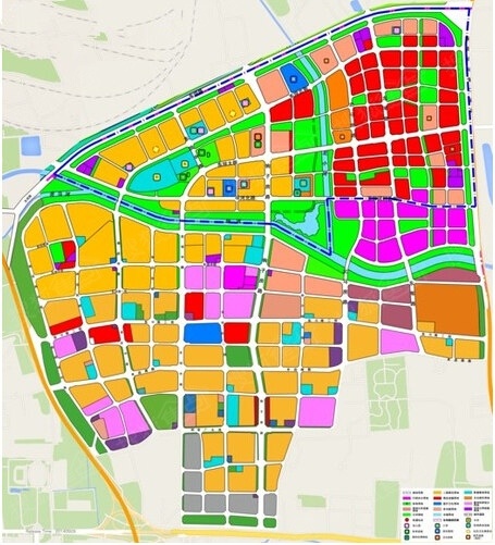 北京東壩地區規劃圖2014版包括南北兩區發佈