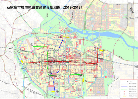 石家庄地铁3号线建设时间表曝光 沿线楼盘飙涨