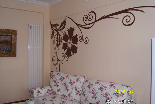 图片:手绘墙--介绍一种家居装修的新潮流