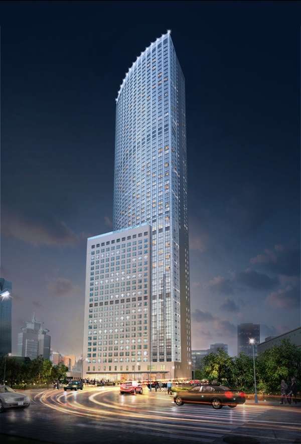 青岛第一世界级地标q1项目启动 360度观海视野