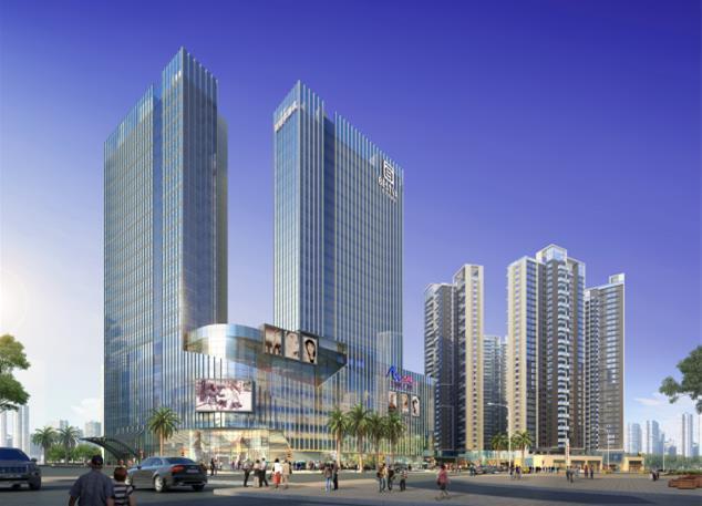 龙坂中心佳华领汇广场商业工程取得重大进展