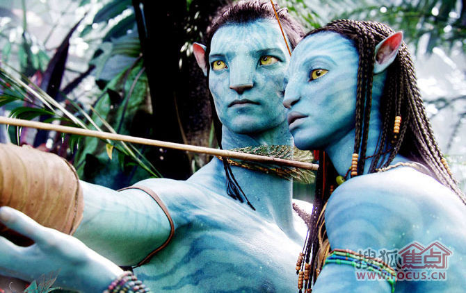 图:边看《Avatar(阿凡达)》边学英语!组织看电影