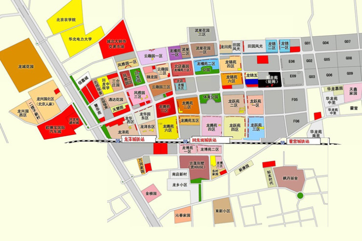 图:霍营地区的地图,邻居们一般人我不告诉他-北京搜狐焦点