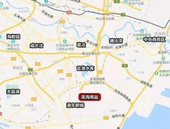 大港地區規劃有地鐵c2線,市域軌道z3線等多條軌道線路