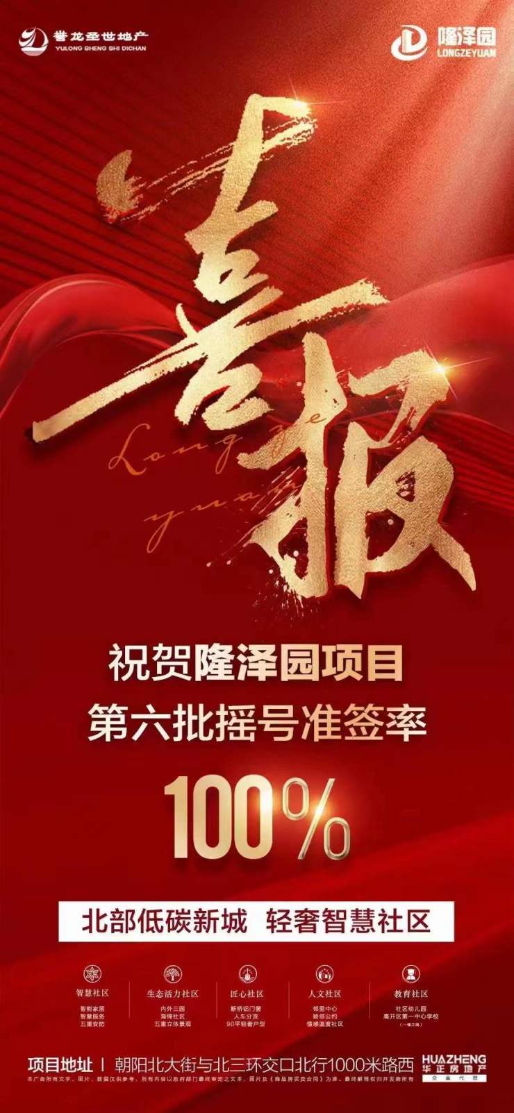保定隆泽园项目限价房第六批公开摇号结果公示 准签率100%