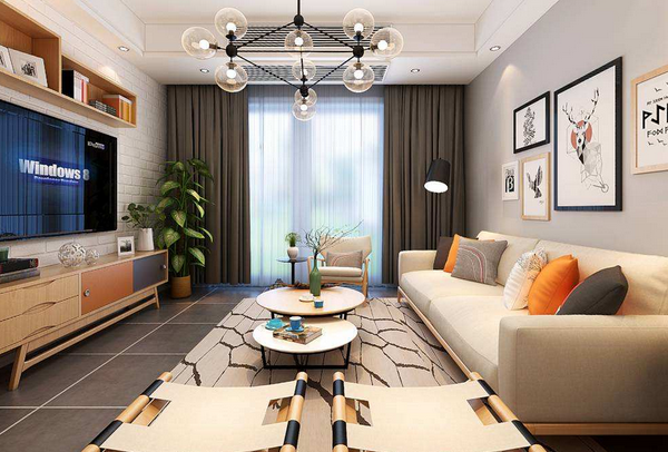 120平米三室两厅装修效果图欣赏,果然这样装才宽敞好看!