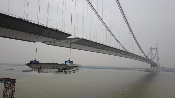 虎门二桥大沙水道桥成功合龙 2019年如期开通有望!