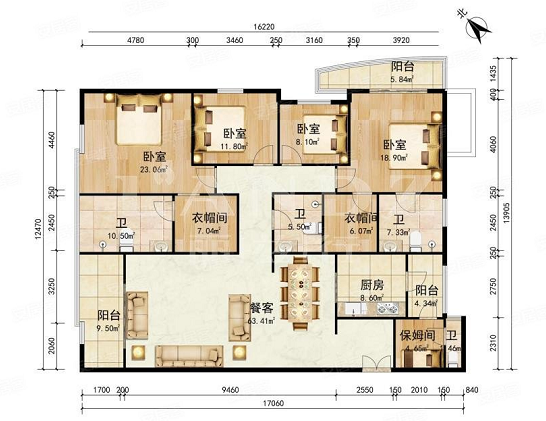 双玺二期252㎡·一站式整装