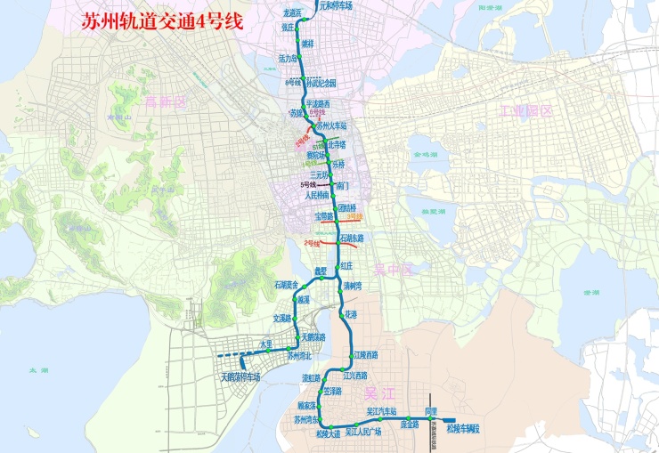 吴江4号线地铁线路图图片