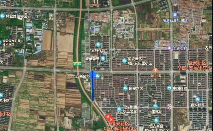 请注意大同云冈区这几条道路将要施工改造