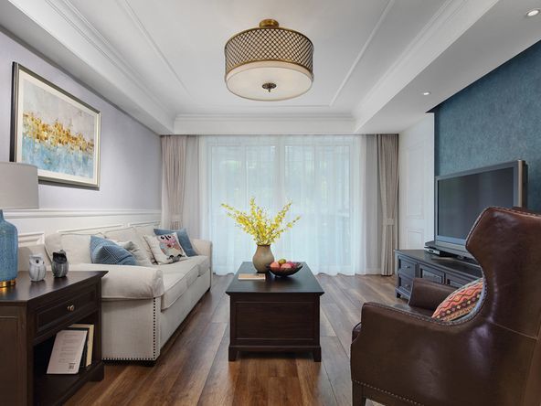 融创天朗南长安街壹号装修-美式装修效果图,媳