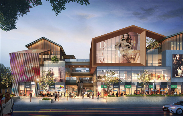 商业综合体广场设计案例装修效果图赏析水木源创设计