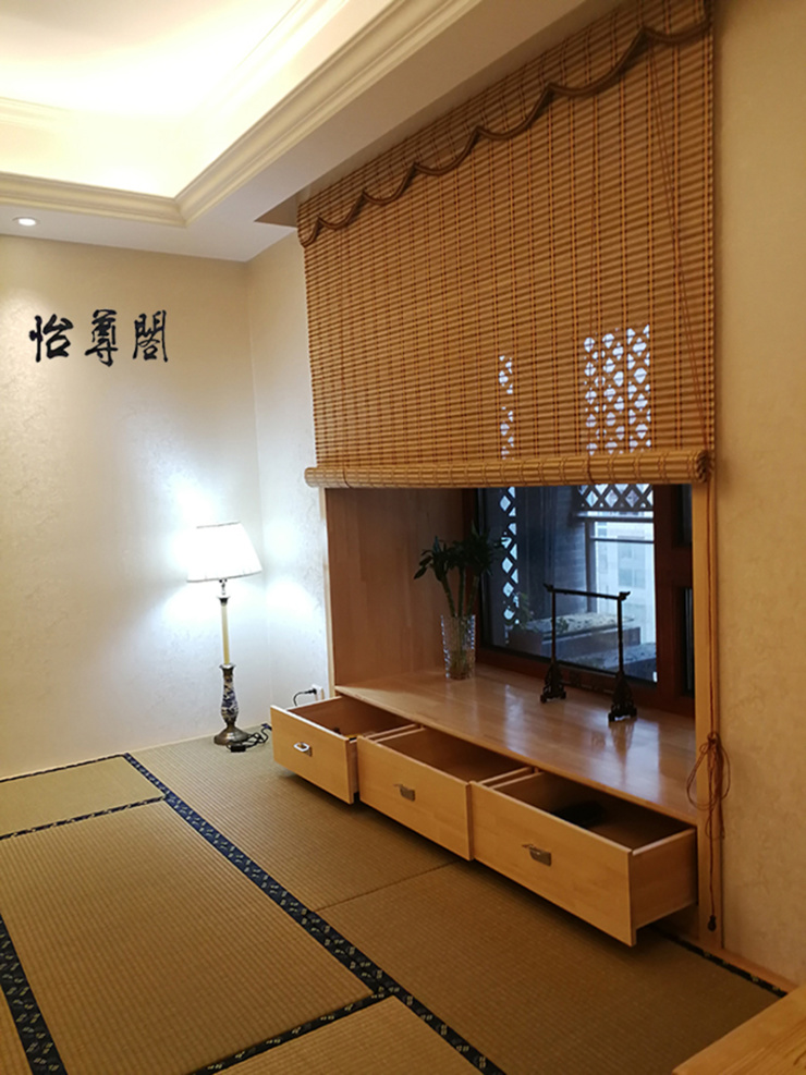怡尊阁专注和室装修多年,日式榻榻米也是传承自汉唐,关键性元素与中国