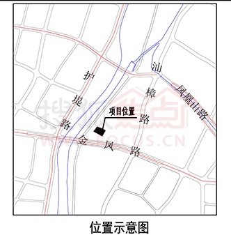 金平東墩街道供銷學校西側擬建2棟7-8層住宅樓