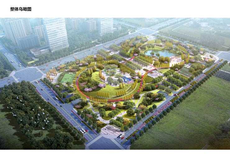杭埠镇到合肥滨湖新区只需要30分钟;东方御府项目一路之隔的龙眠公园