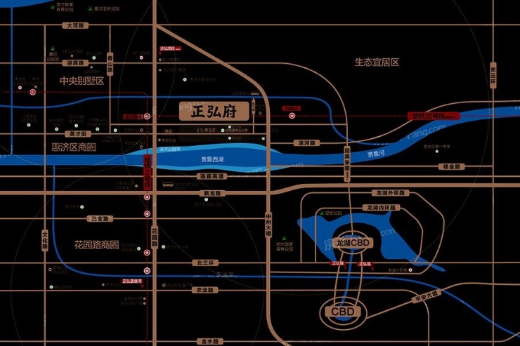 效果圖項目簡介:正弘府,正弘置業