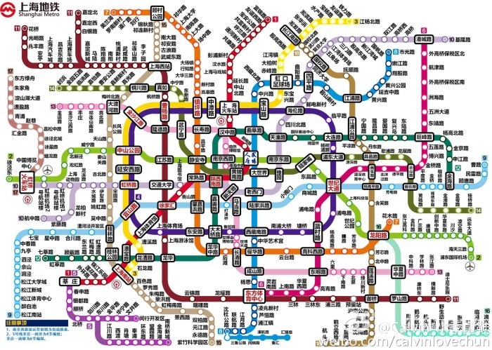 上海地铁22条线路图图片