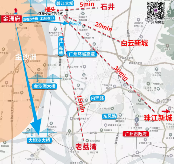 广佛大桥有轨电车动工金沙洲利好频传房价将进阶35万