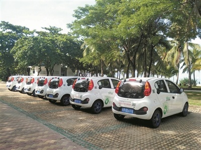 三亚共享汽车使用需交押金699元 定点取车还车