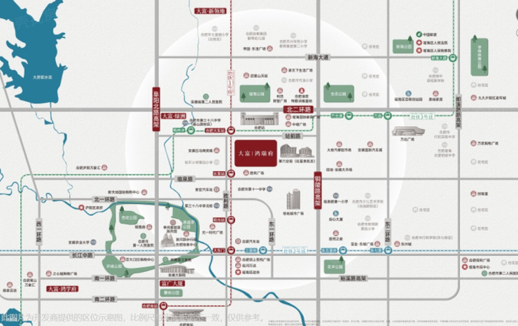 合肥大富鸿瑞府有地铁吗?交通出行与生活配套全梳理(图2)