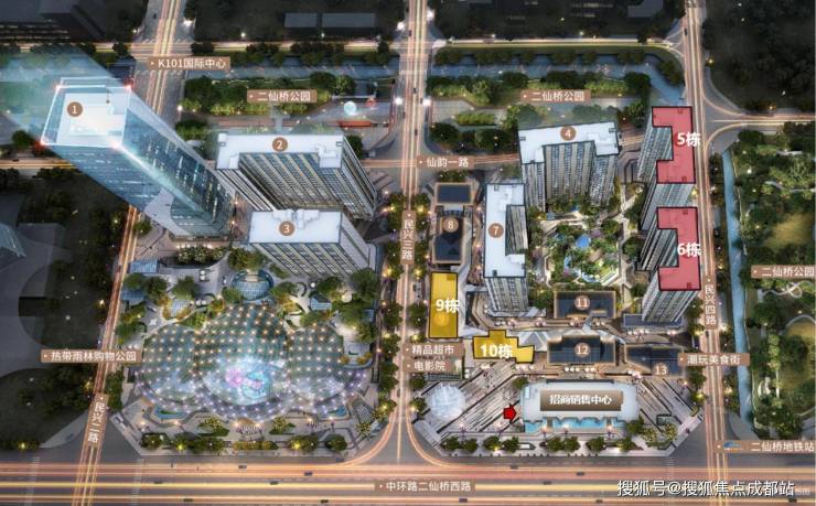 成都【k101广场】24小时售楼处电线月均价参考_户型面积图_销售最新动态_8月专属优惠_线小时售楼处电(图1)