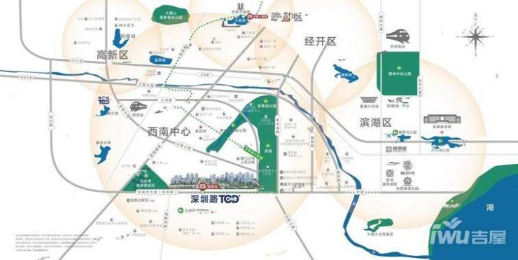 肥西深圳路tod年华璟城项目户型图