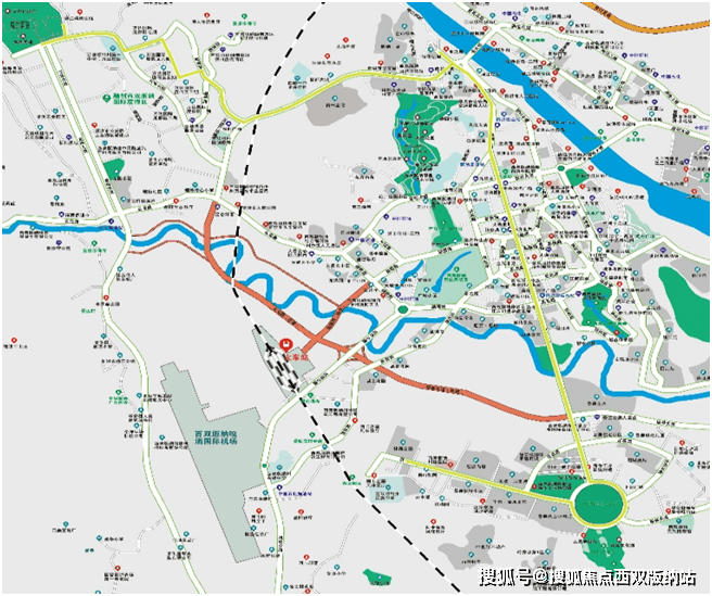 景洪市最新公交線路圖