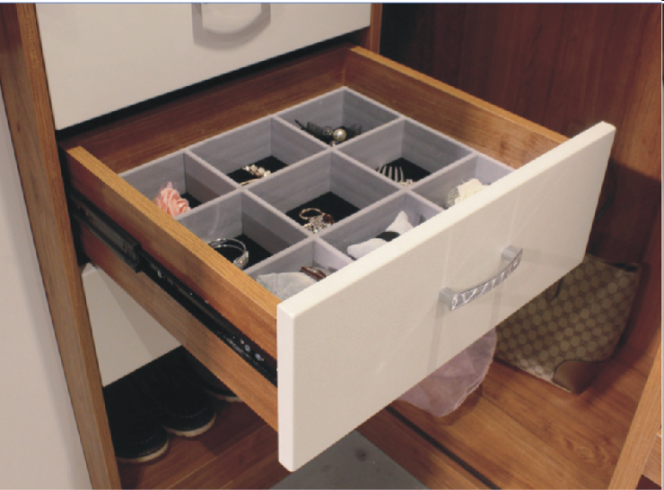 莫干山衣柜功能件之格子抽