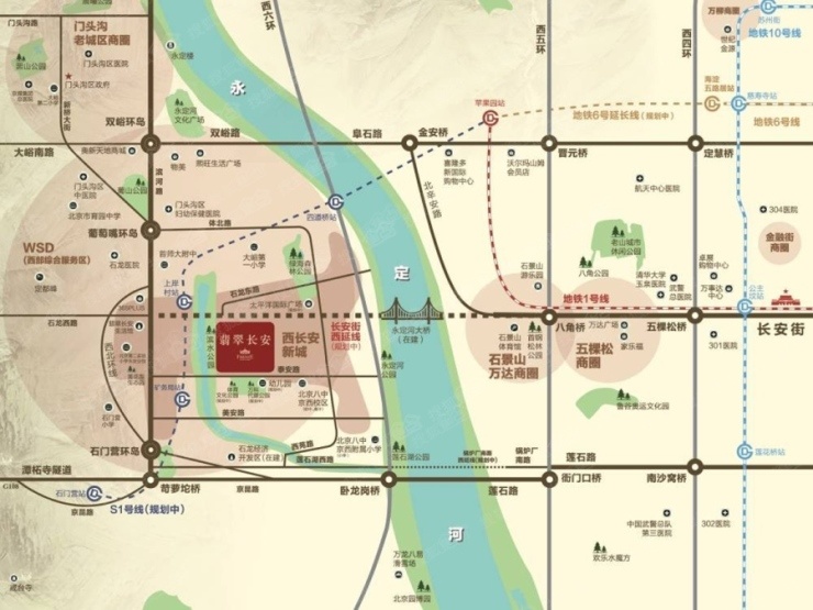 S1号线开通倒计时 门头沟房价6万+难是重点?