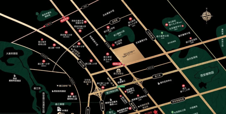 一竞技官网曲江星河湾二期(售楼处)装修效果图▁景观居所▁品牌房企 交付时间(图2)