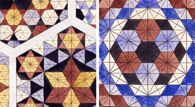 千变万化的万花筒图案,稳固的六边形结构,仿佛蕴藏无限可能性.