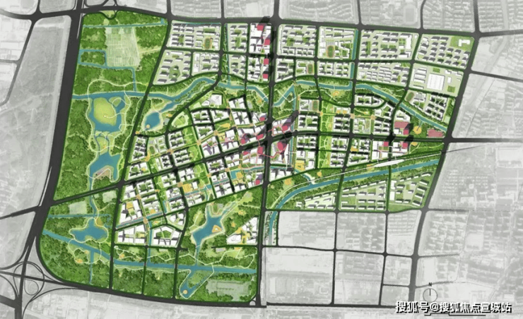 规划效果图南大中央公园效果图【产品规划】上海「保利·海上瑧悦」