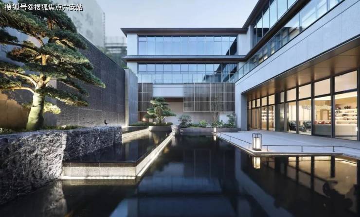 金帝河印府叠墅:建面约285-379㎡低密排屋、建面约136-176㎡宋风院墅-六安搜狐焦点