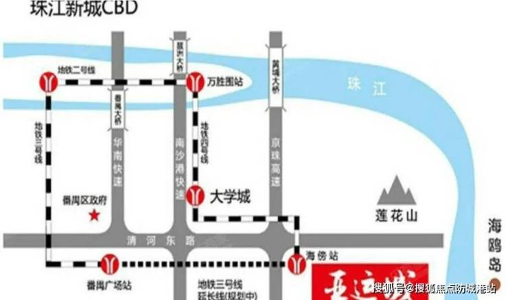 此外,亚运大道,新化快速,华南快速,南沙港快速,南大干线等交通路网也